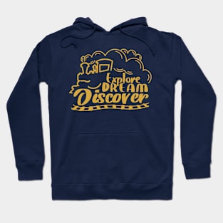 Travel Dream in Gold Hoodie